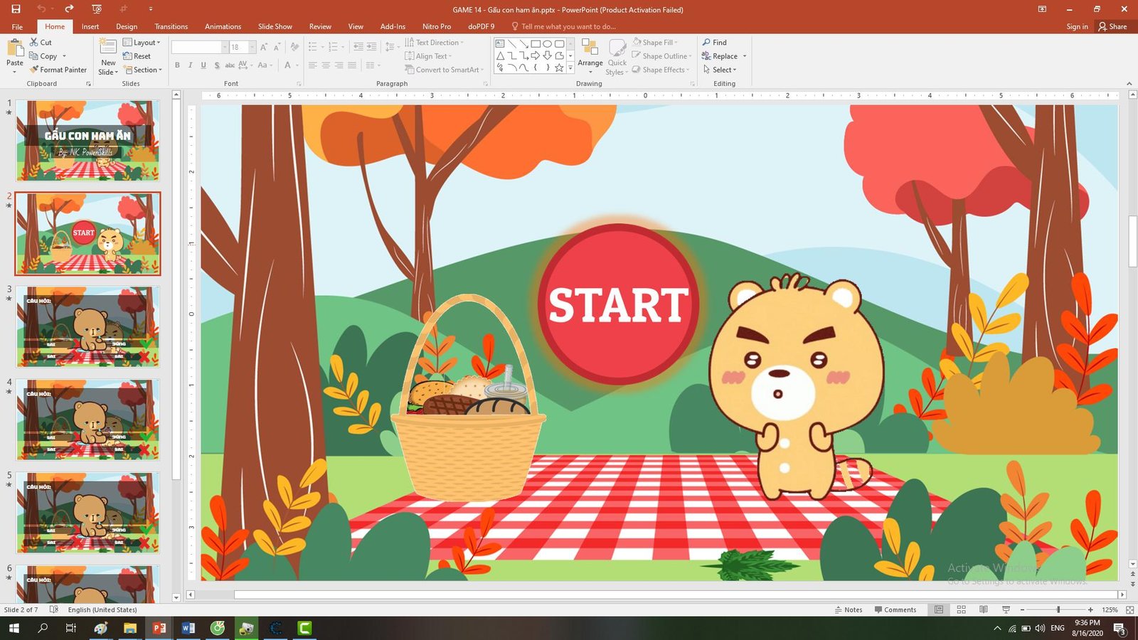Cách làm trò chơi trên PowerPoint - Biến ý tưởng thành hiện thực thú vị